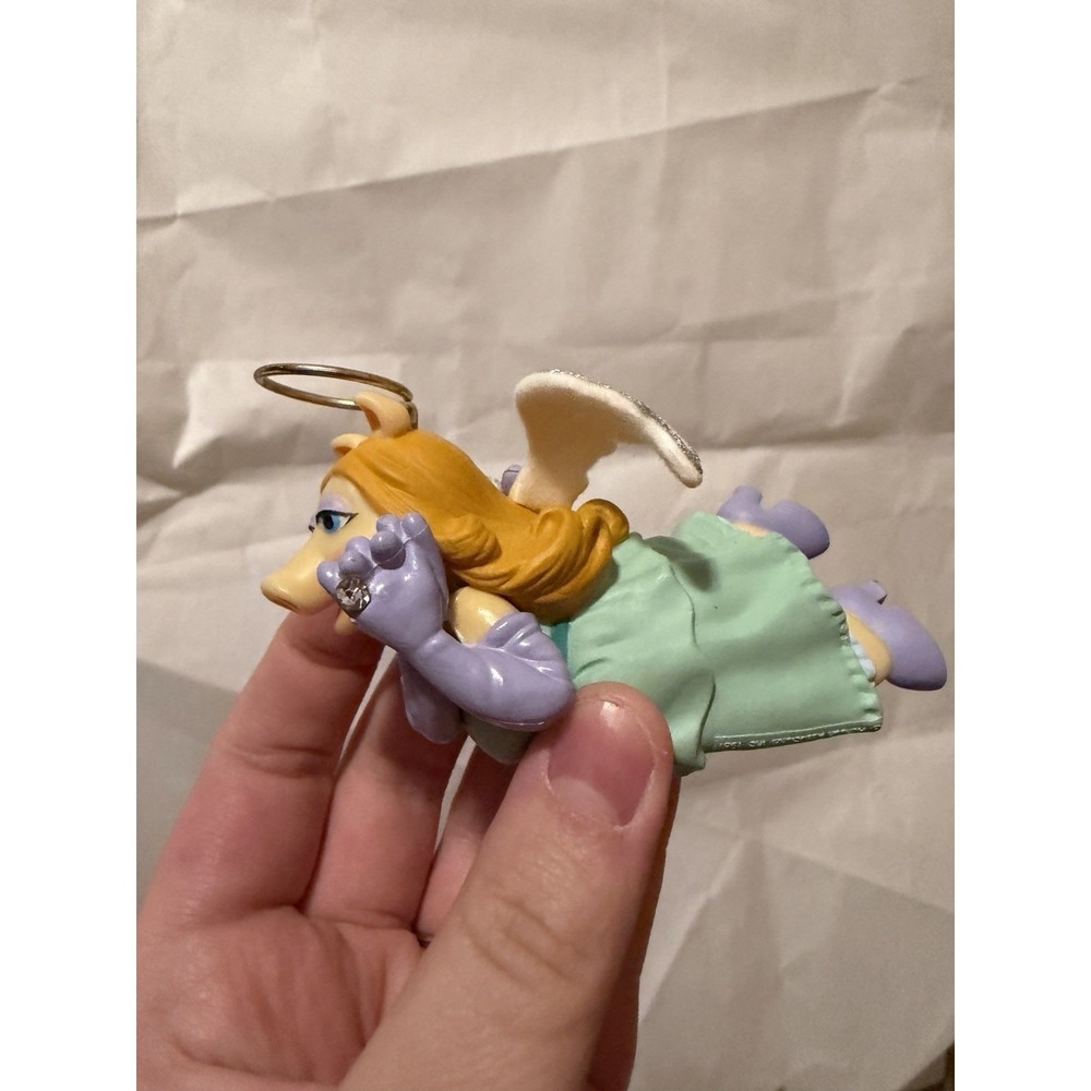 Vintage Hallmark Miss Piggy Angel Christmas Ornament - Picture 5 of 5